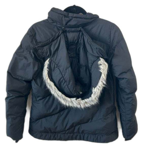 Columbia Jacket Women’s Size S Color Black Puffer Removable Faux Fur Hood - Picture 3 of 12